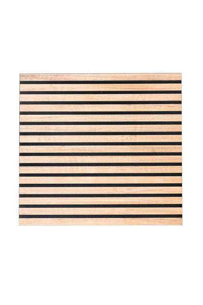 100% Real Wood Finishing Acoustic Slat Panels - Mini- Walnut Color  4PCS/PKG