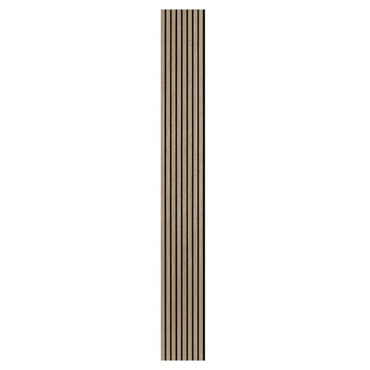 100% Real Wood finishing Acoustic Slat Panels - Narrow - Walnut Color  2PCS/PKG