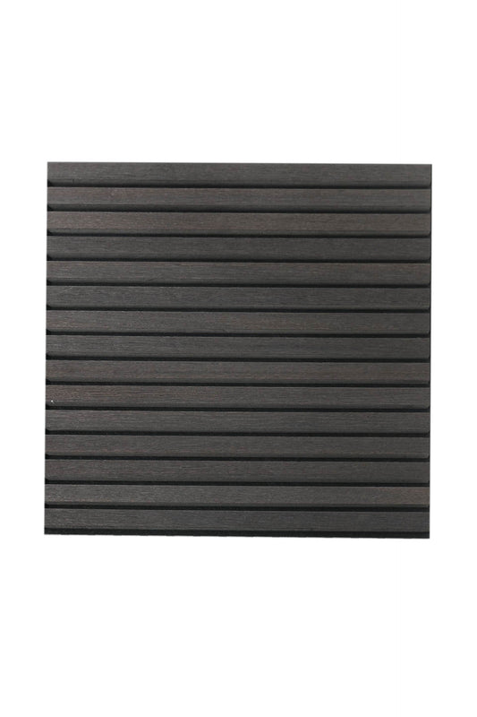 100% Real Wood Finishing Acoustic Slat Panels - Mini-  Smoked Oak Color  4PCS/PKG